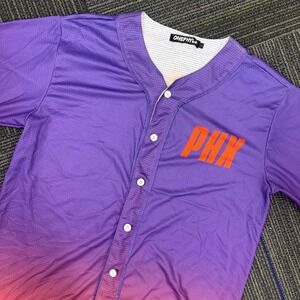 Onephyle‎ PHX Phoenix Suns BOOK #1 Jersey Mens Large Purple Orange